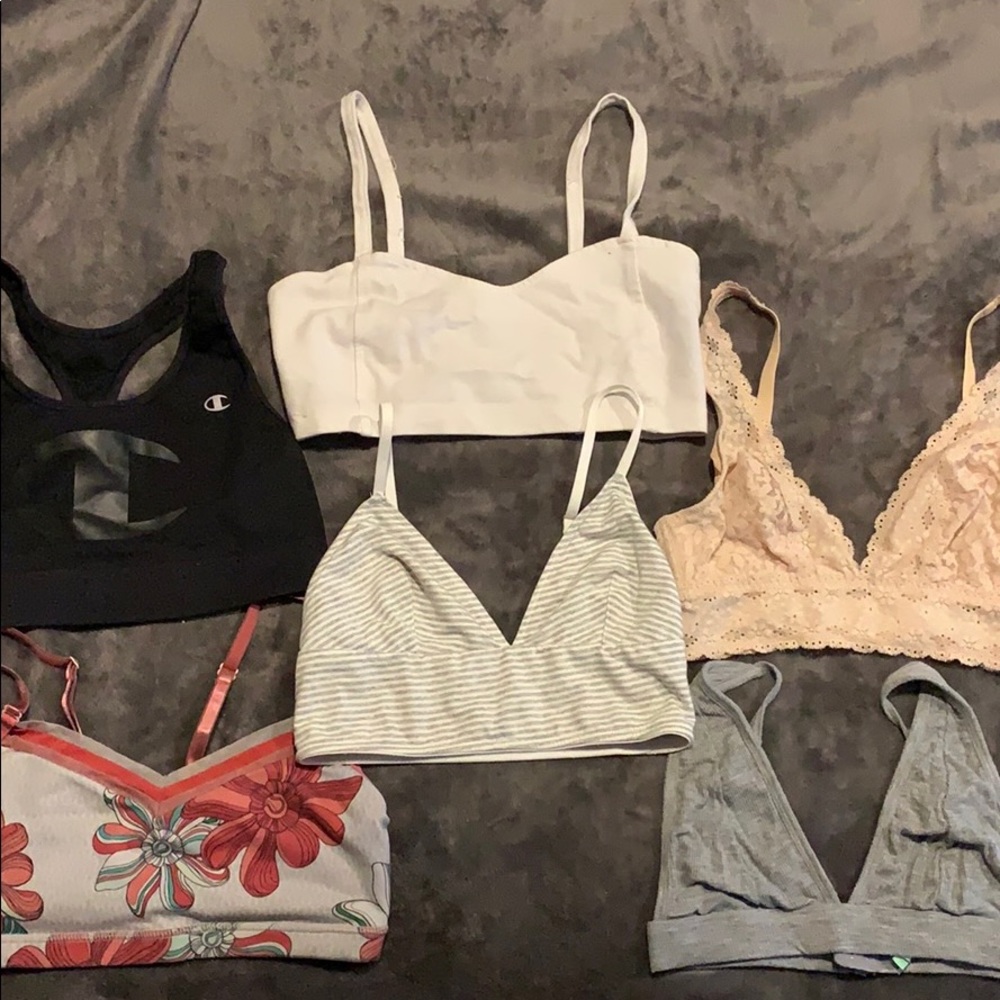 Bralette and Sports bra bundle! Pack of 6!